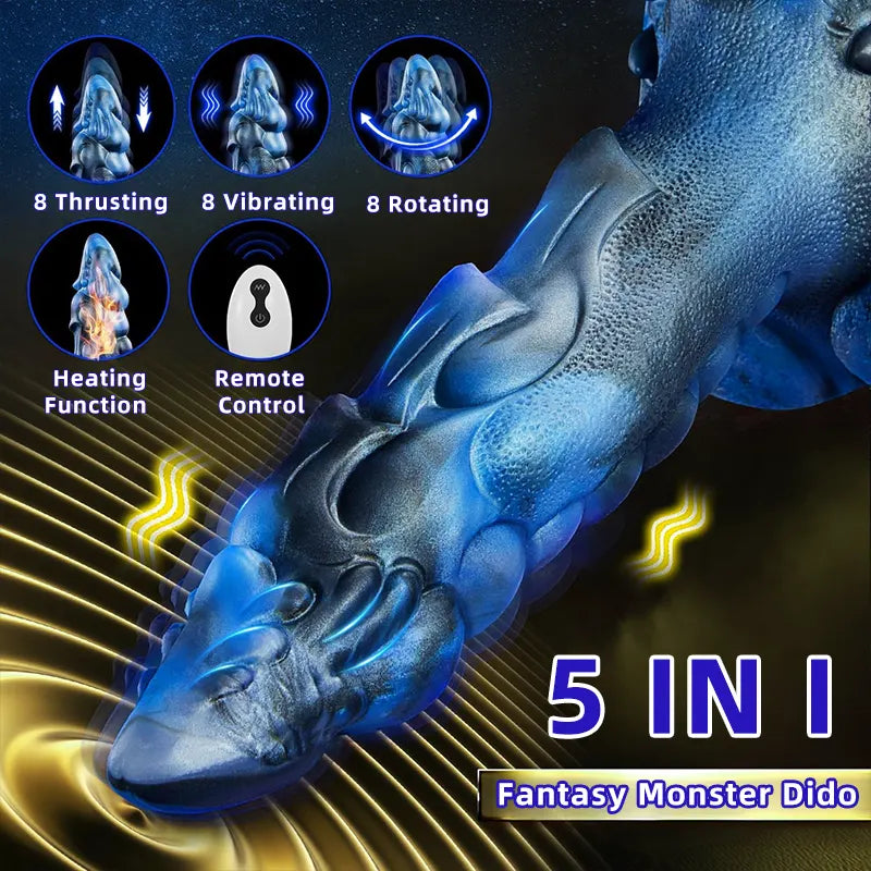 Thrusting Fantasy Monster Dildo