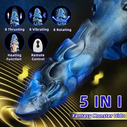 Thrusting Fantasy Monster Dildo
