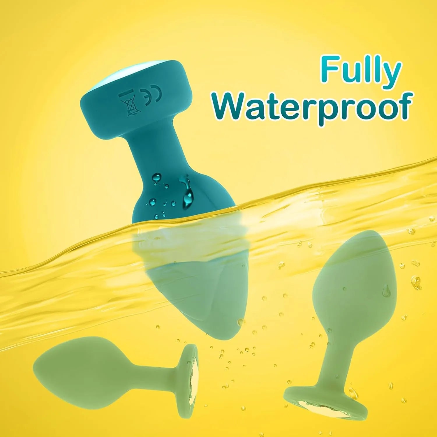 Anal Plug Vibrator with 3Pcs Butt Plug