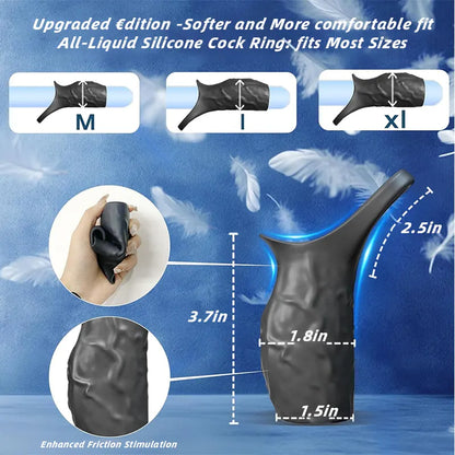Vibrating Silicone Penis Enhancer
