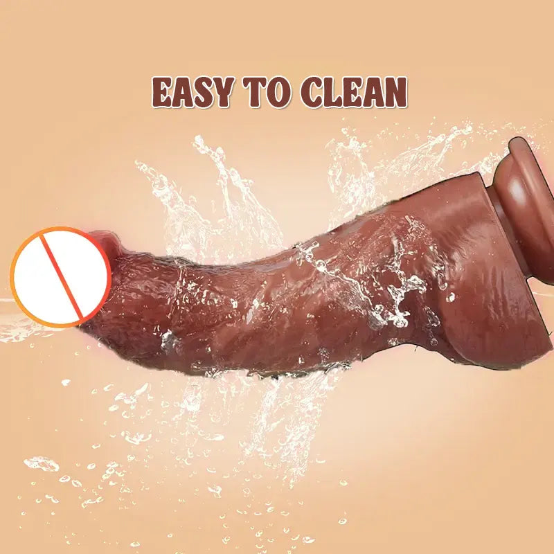 Realistically Curved Silicone Dildo for The G-spot
