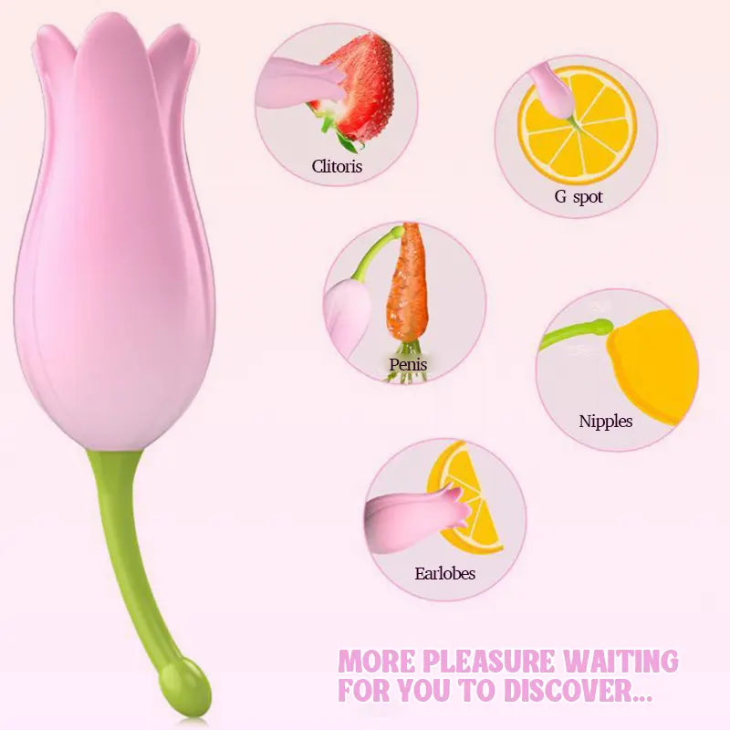 Pink Tulip Clitoral Precision Vibrator