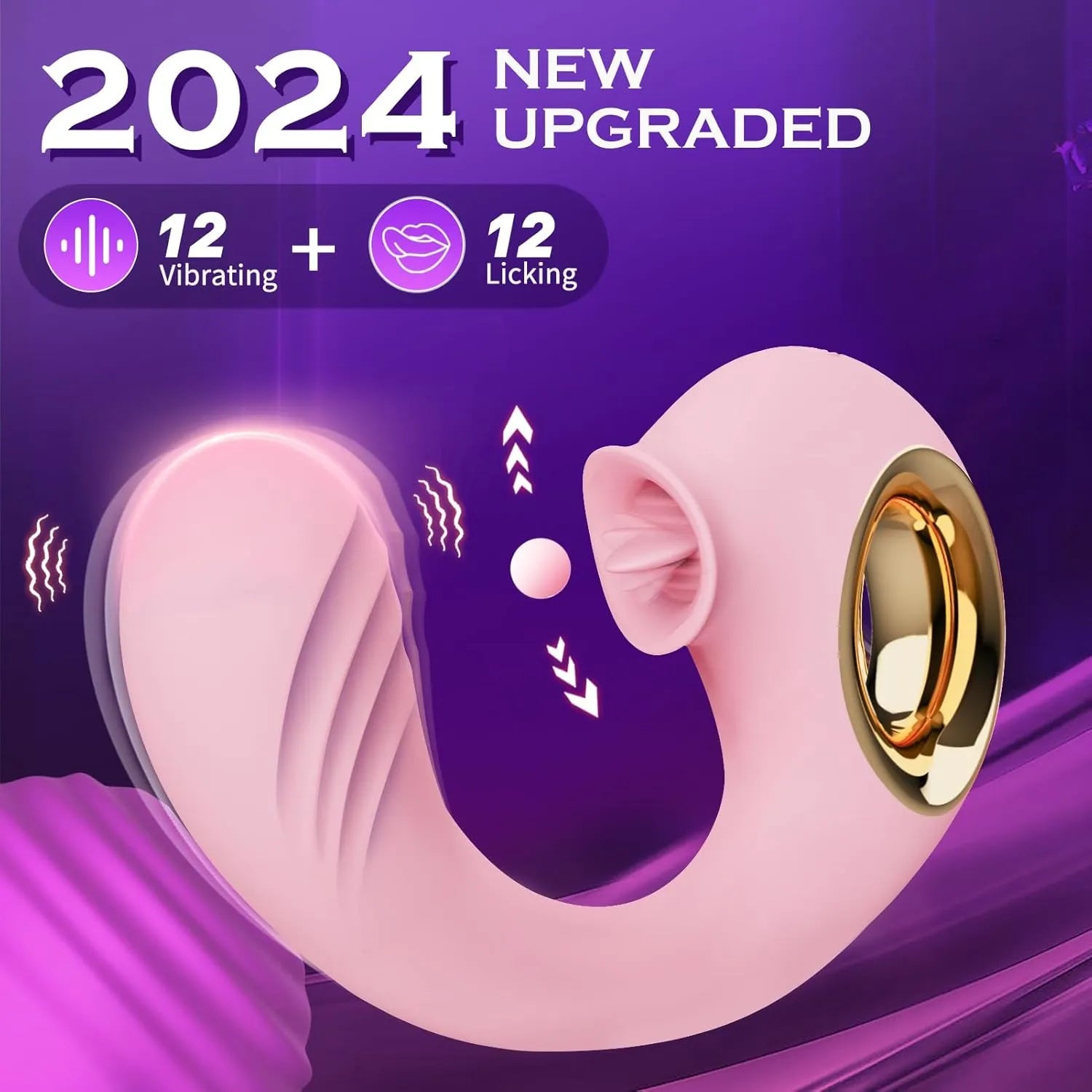 G Spot Vibrator for Double Stimulation with 12 Vibrating