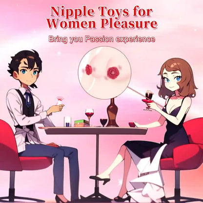 Nipple Clamps Vibrator Sex Toys - BDSM Nipple Toys Women Sex Pleasure Toys