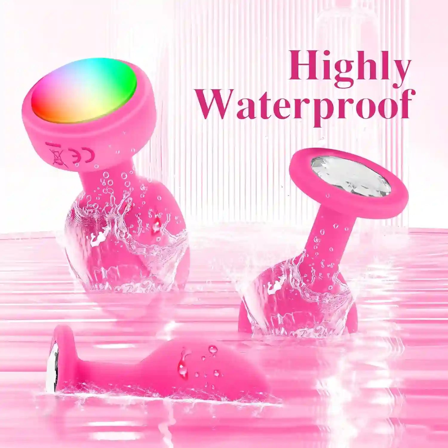 Anal Plug Vibrator with 3Pcs Butt Plug
