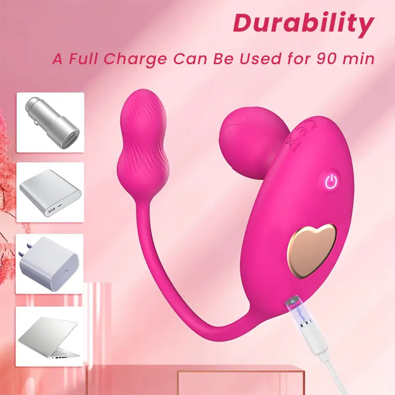 Wearable G-Spot and Anal Vibrator