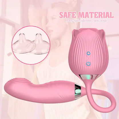 Rose Licking Suction Vibrator