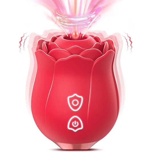 Rose Clitoral Suction Vibrator