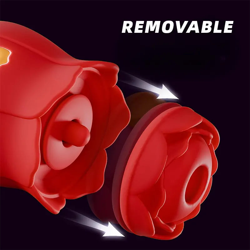 Rose Clitoral Suction Vibrator