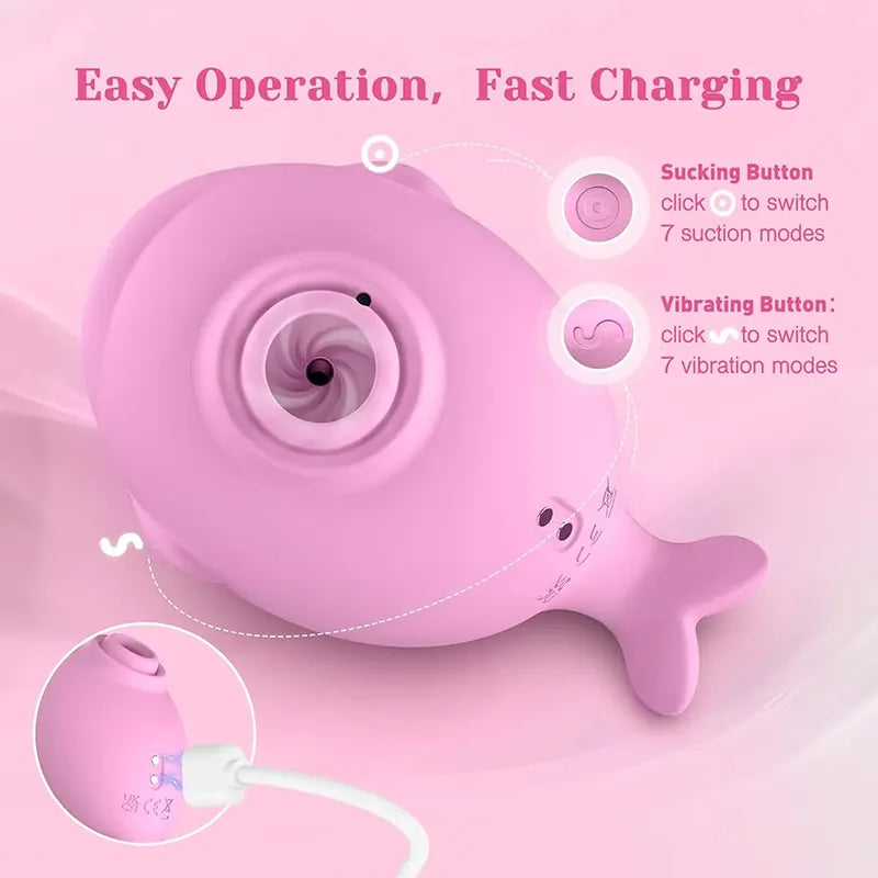 Whale Suction Vibrator