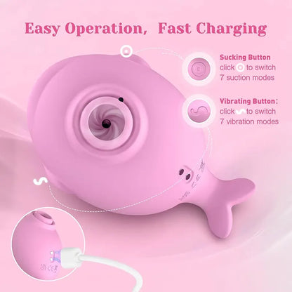 Whale Suction Vibrator