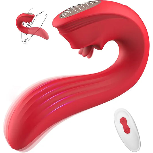 Remote Tongue Vibrator for Women