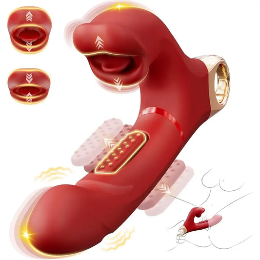 Tongue Vibrator with Pull Ring