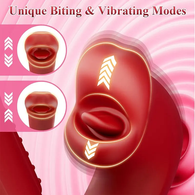 Tongue Vibrator with Pull Ring