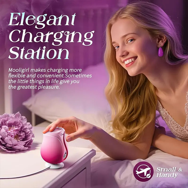 Rose Sucking and Vibrating Toy