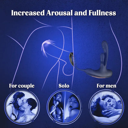 Vibrating Prostate Massager with Ring