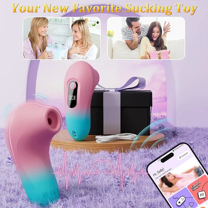 Remote Control Suction Vibrator