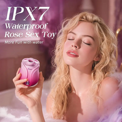 Rose Sucking and Vibrating Toy