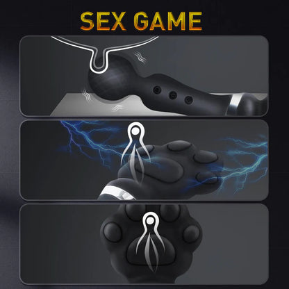 ShadowPaw Dual-Stim Wand Vibrator